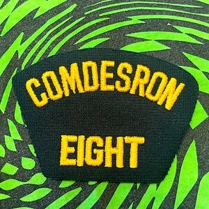 COMDESRON EIGHT embroidered patch